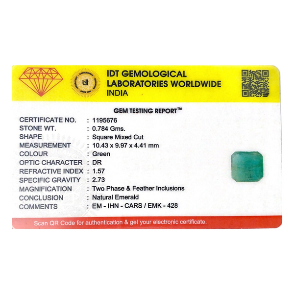 Zambian Emerald - 3.92 Carat