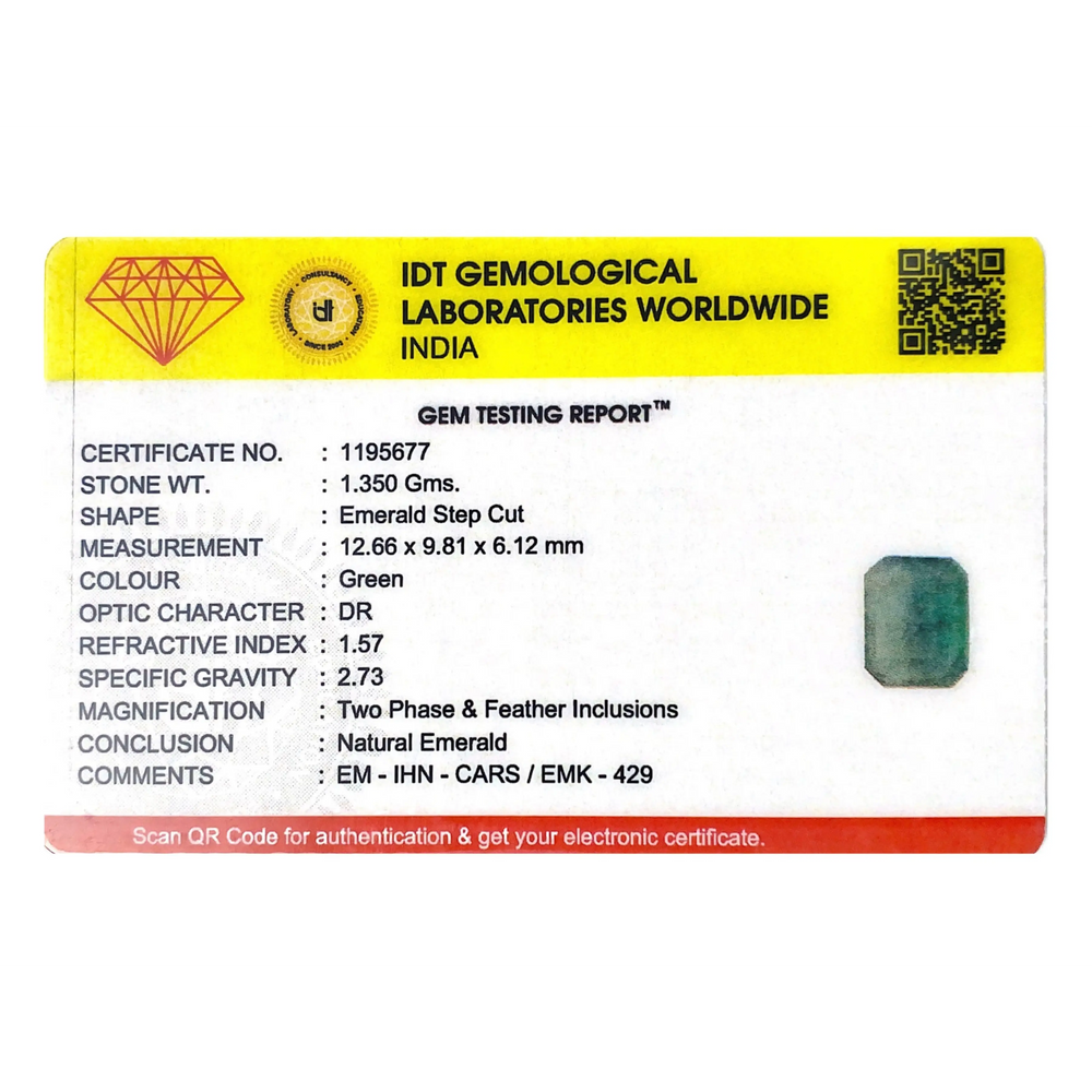 Zambian Emerald - 6.75 Carat