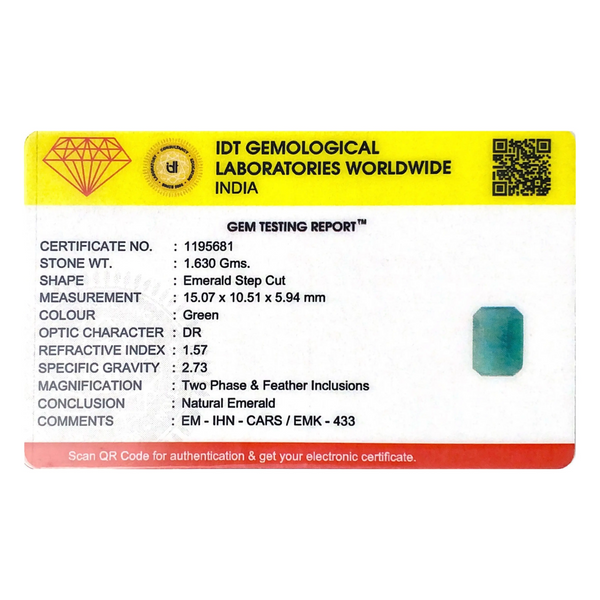 Zambian Emerald - 8.15 Carat