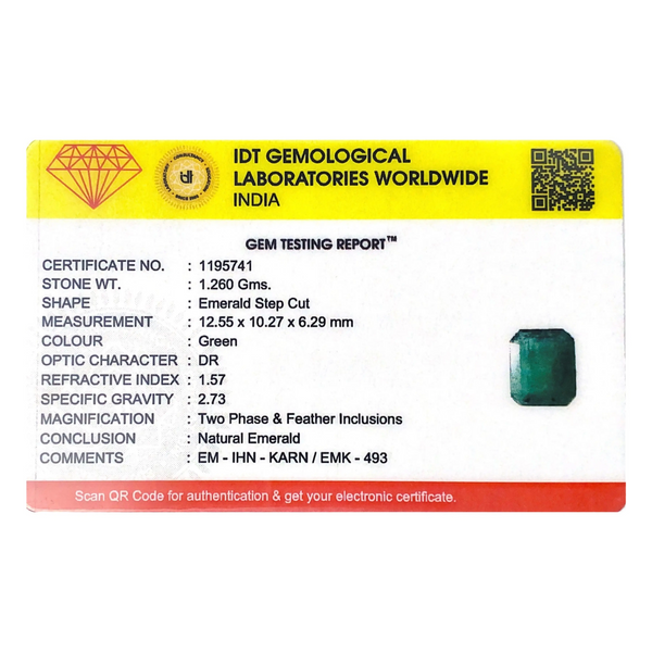 Zambian Emerald - 6.3 Carat