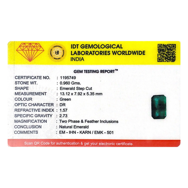 Zambian Emerald - 4.8 Carat