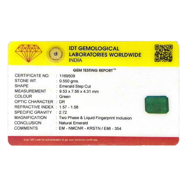 Zambian Emerald - 2.75 Carat - Pramogh