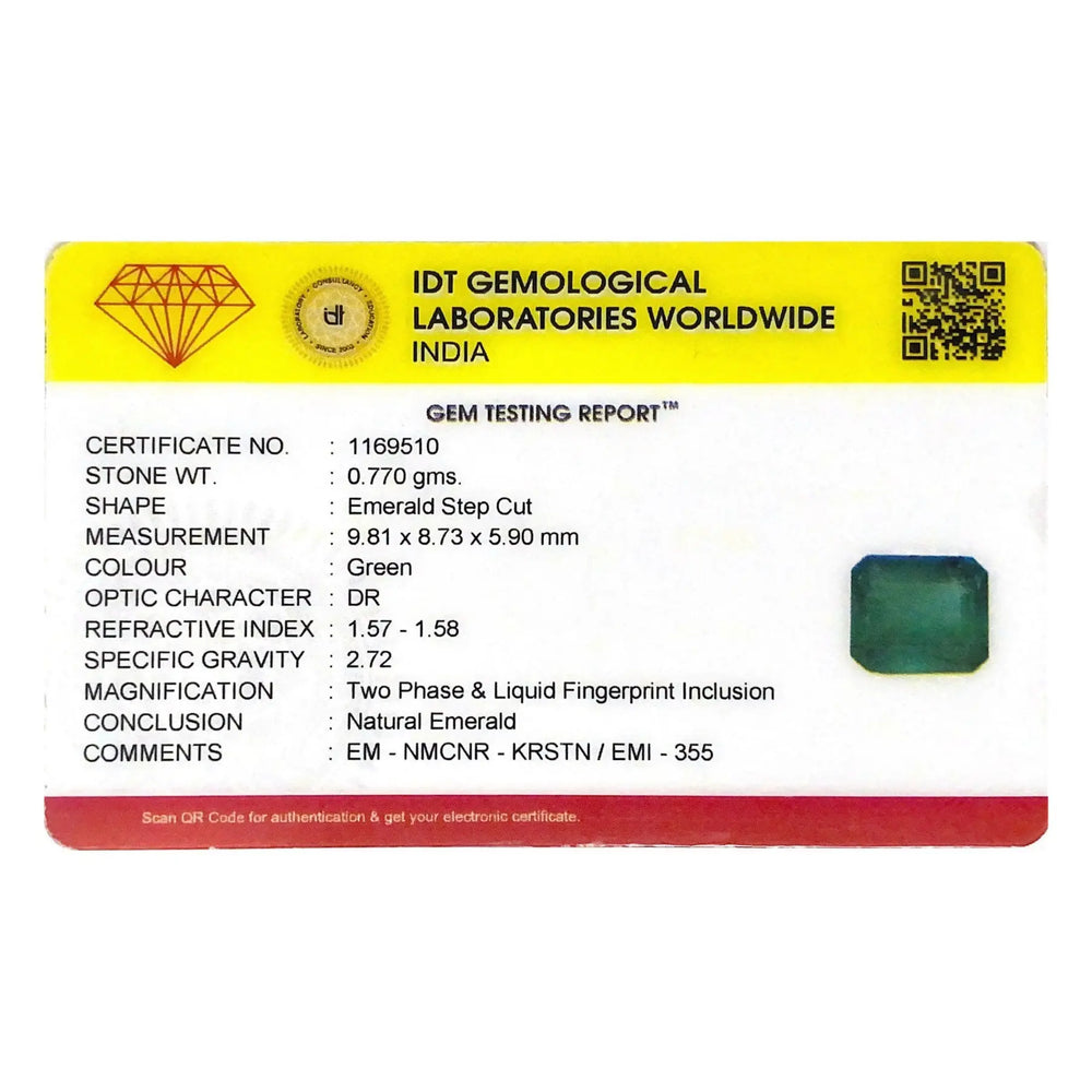 Zambian Emerald - 3.85 Carat - Pramogh