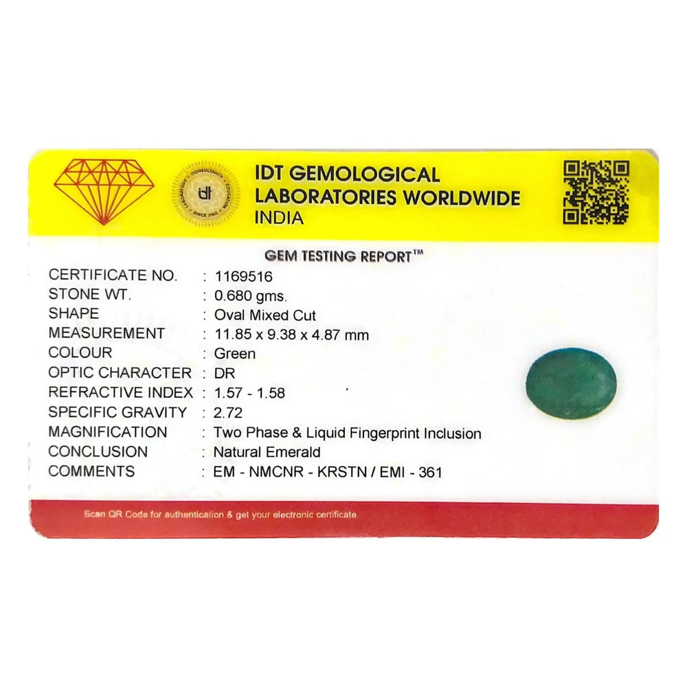 Zambian Emerald - 3.4 Carat - Pramogh