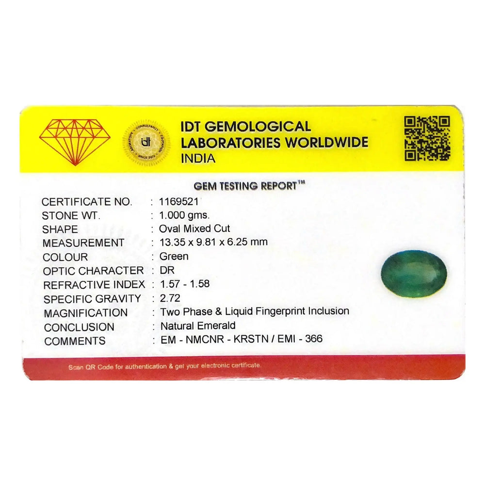 Zambian Emerald - 5 Carat - Pramogh