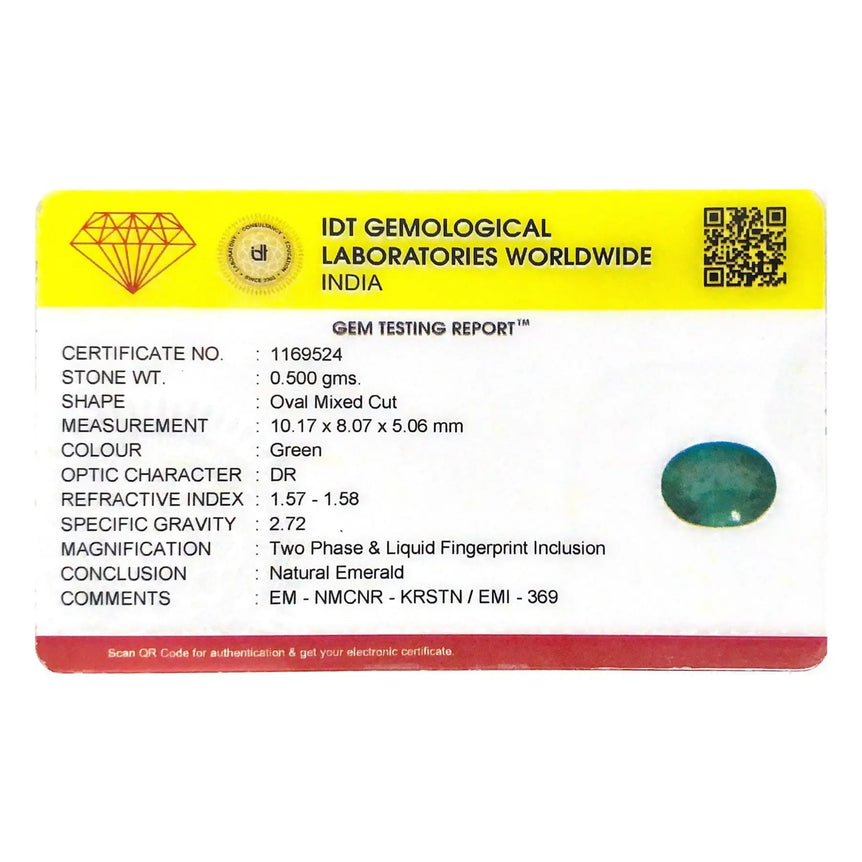 Zambian Emerald - 2.5 Carat - Pramogh