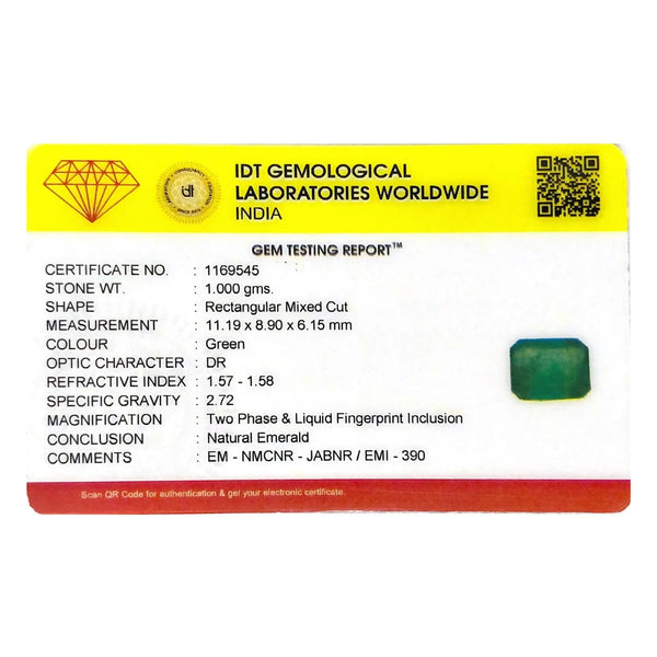 Zambian Emerald - 5 Carat - Pramogh