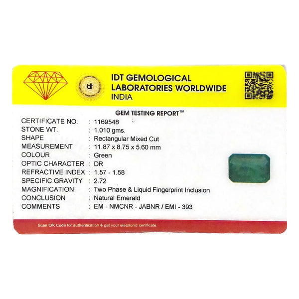 Zambian Emerald - 5.05 Carat - Pramogh