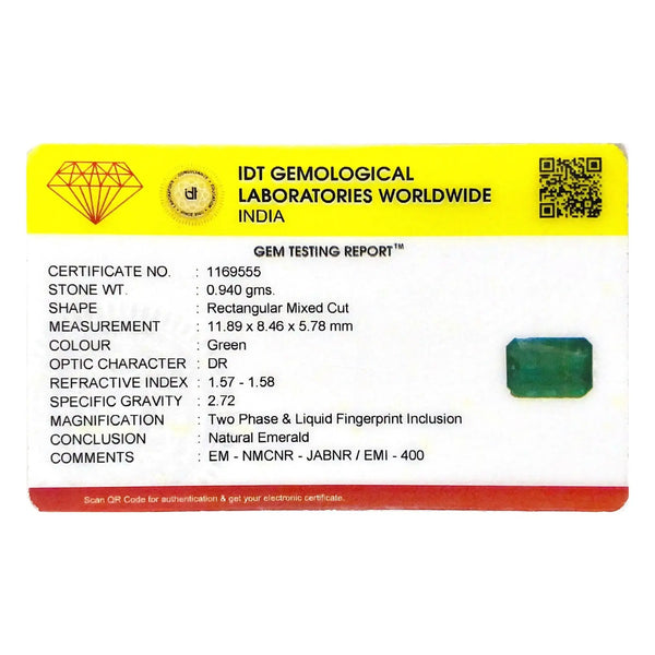 Zambian Emerald - 4.7 Carat - Pramogh