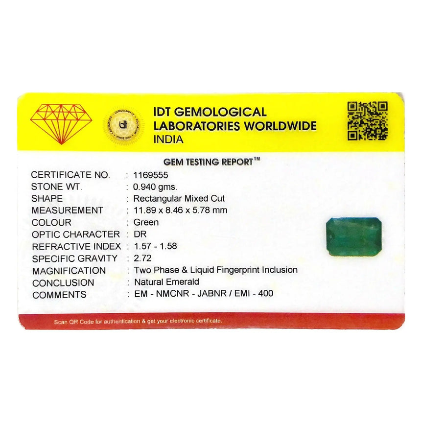 Zambian Emerald - 4.7 Carat - Pramogh
