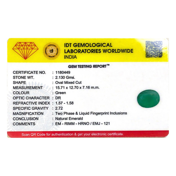Zambian Emerald - 10.65 Carat - Pramogh