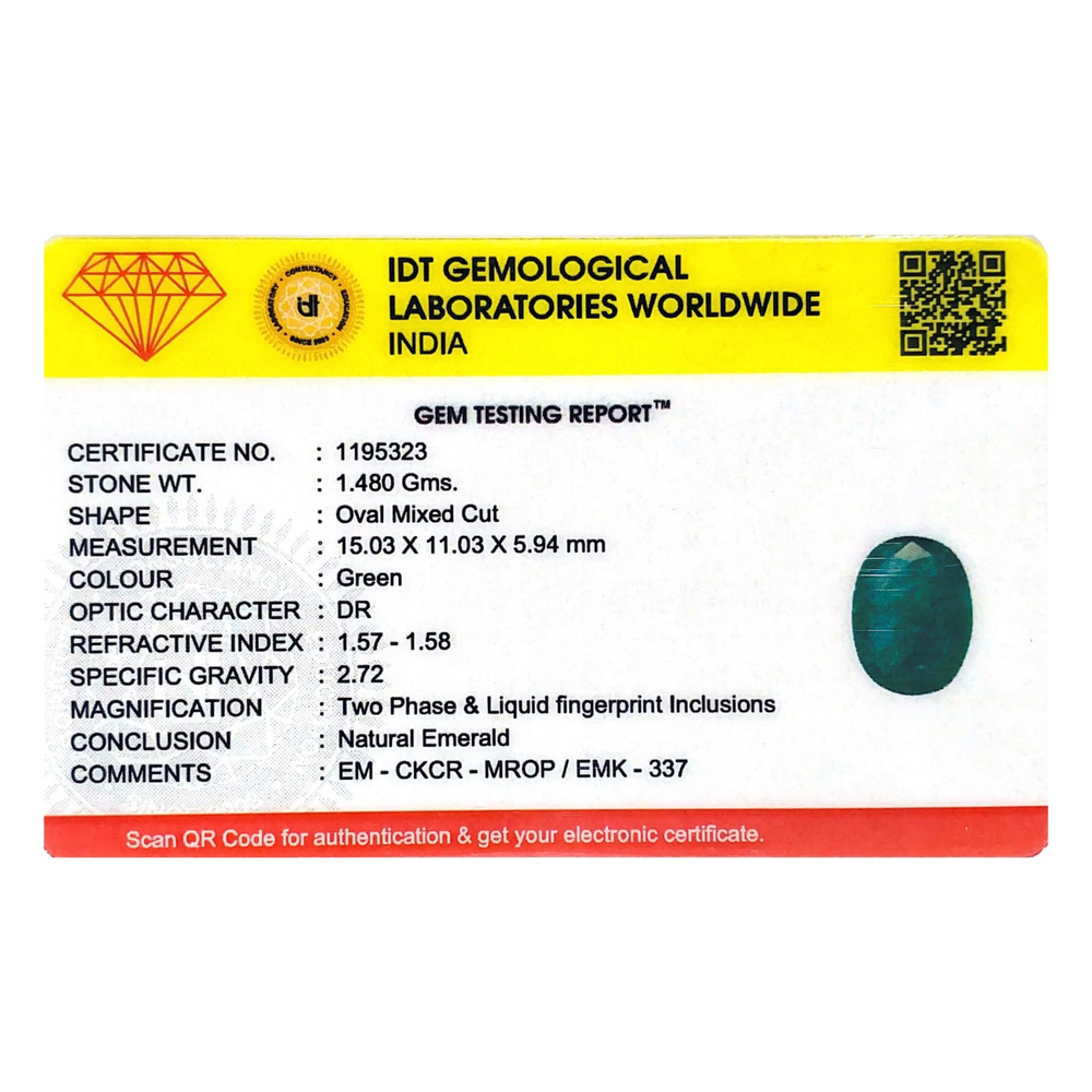 Zambian Emerald - 7.4 Carat