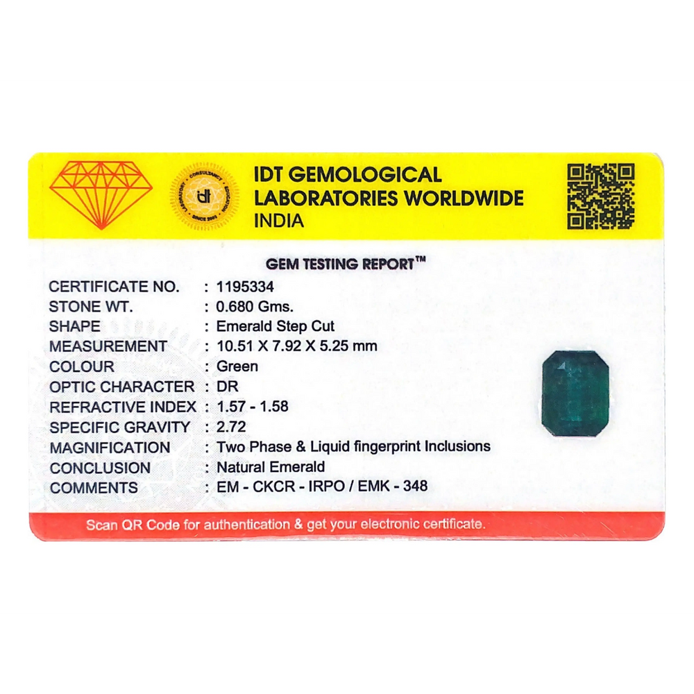 Zambian Emerald - 3.4 Carat