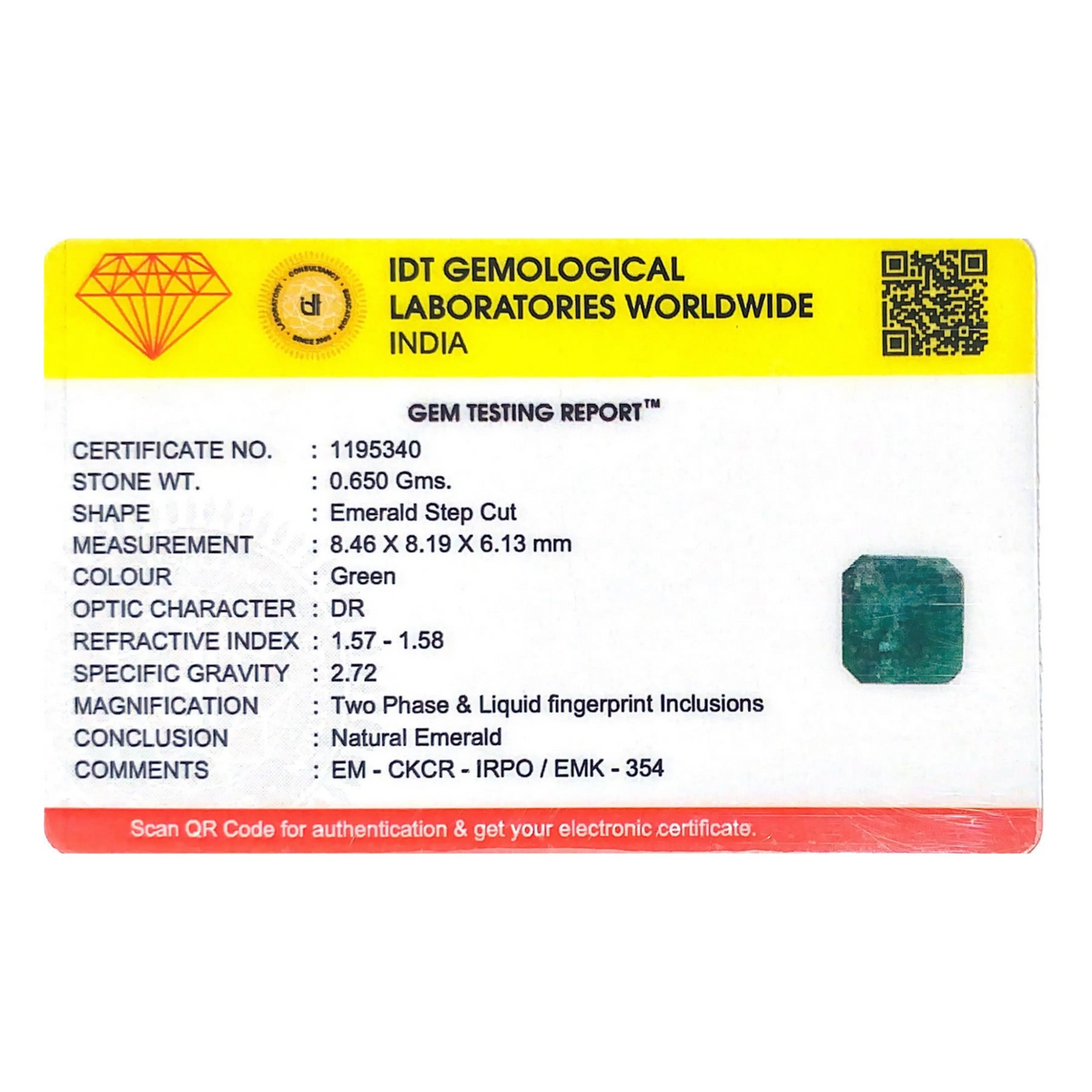 Zambian Emerald - 3.25 Carat