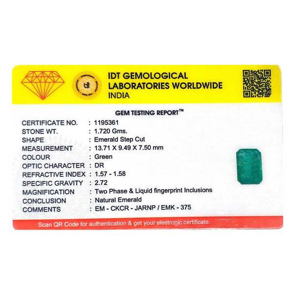 Zambian Emerald - 8.6 Carat