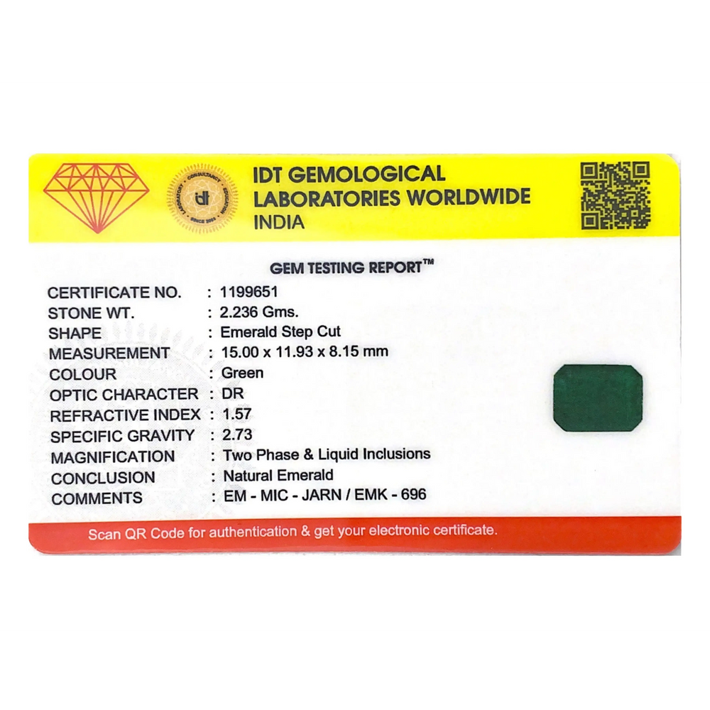 Zambian Emerald - 11.18 Carat