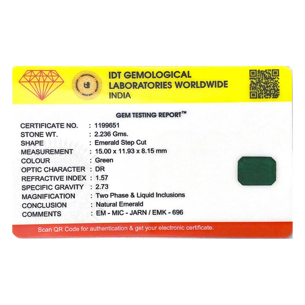 Zambian Emerald - 11.18 Carat