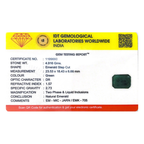 Zambian Emerald - 24.58 Carat