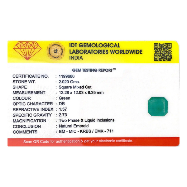 Zambian Emerald - 10.1 Carat