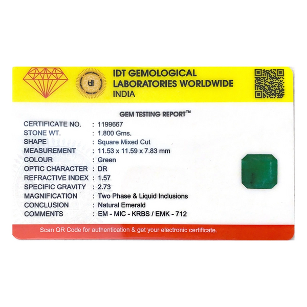 Zambian Emerald - 9 Carat