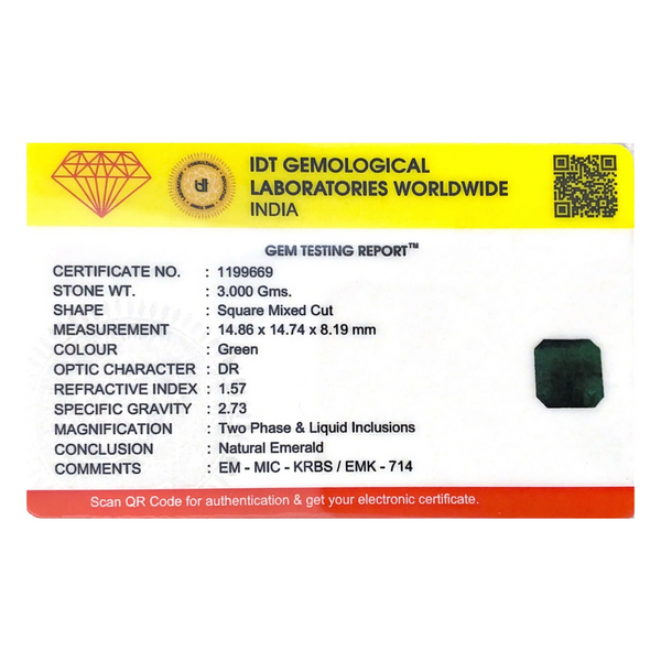 Zambian Emerald - 15 Carat