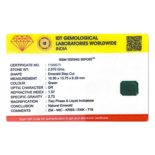 Zambian Emerald - 12.85 Carat