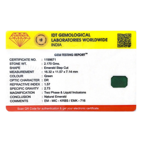 Zambian Emerald - 10.85 Carat