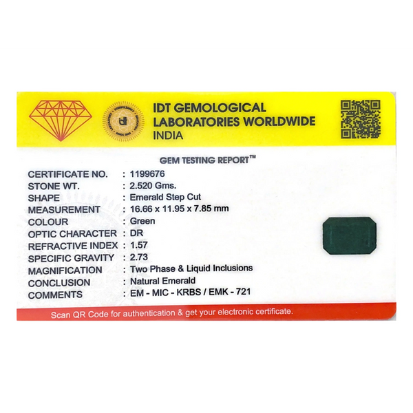 Zambian Emerald - 12.6 Carat