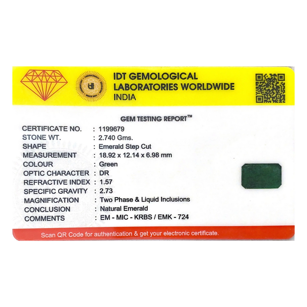 Zambian Emerald - 13.7 Carat