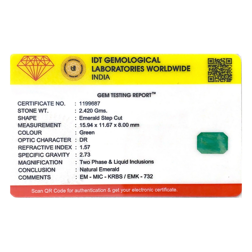 Zambian Emerald - 12.1 Carat