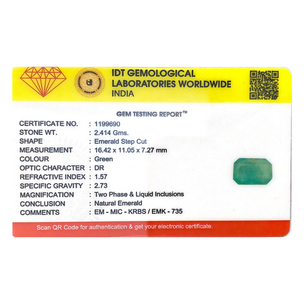 Zambian Emerald - 12.07 Carat