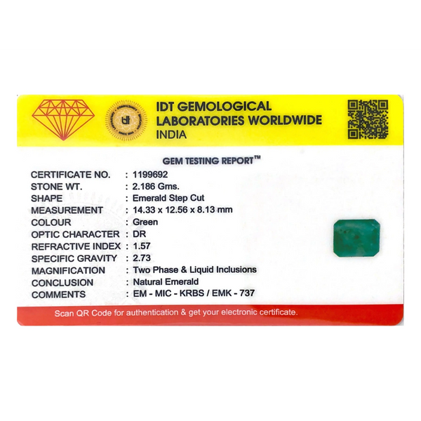 Zambian Emerald - 10.93 Carat