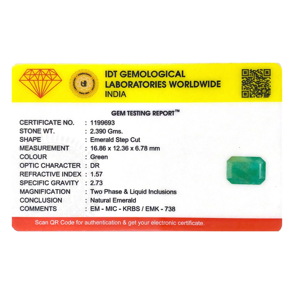 Zambian Emerald - 11.95 Carat