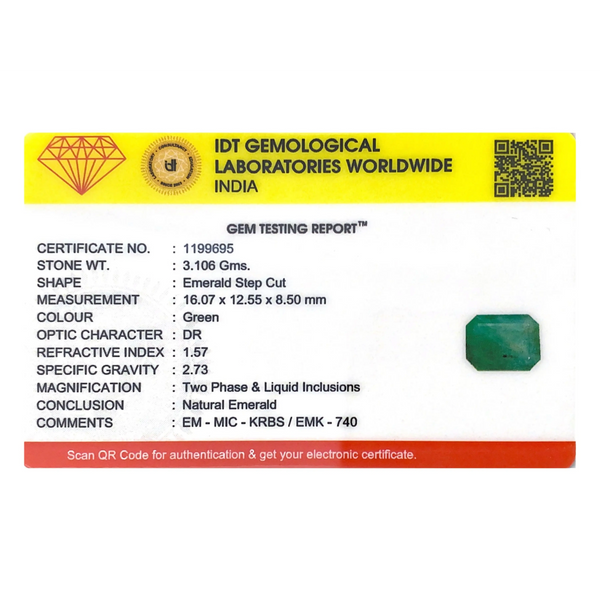 Zambian Emerald - 15.53 Carat