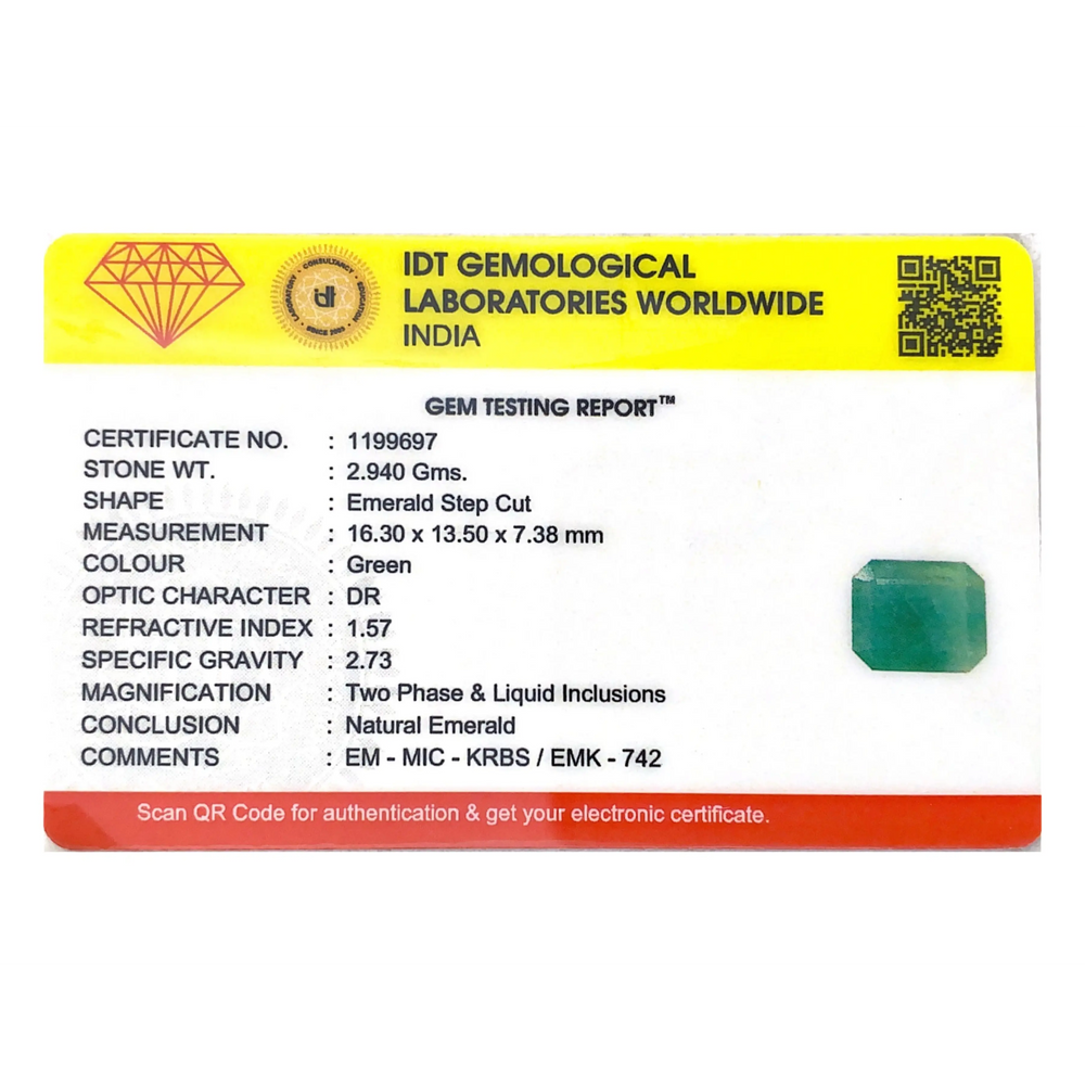 Zambian Emerald - 14.7 Carat