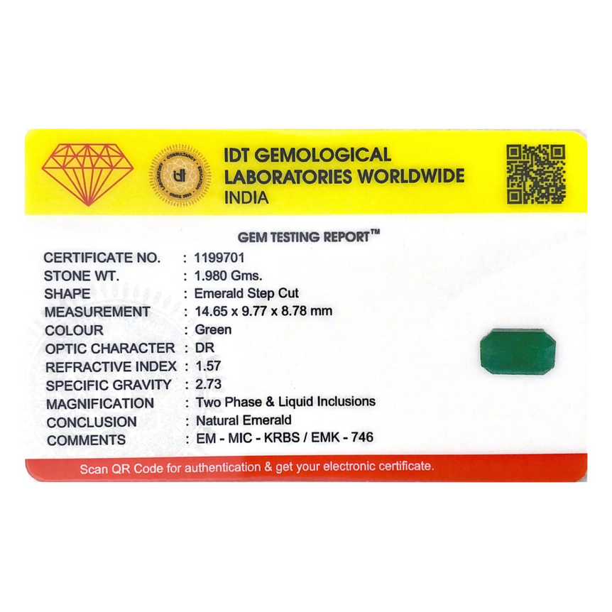 Zambian Emerald - 9.9 Carat