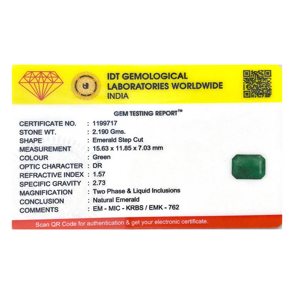 Zambian Emerald - 10.95 Carat