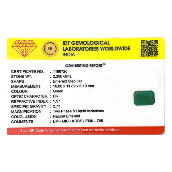 Zambian Emerald - 11.48 Carat