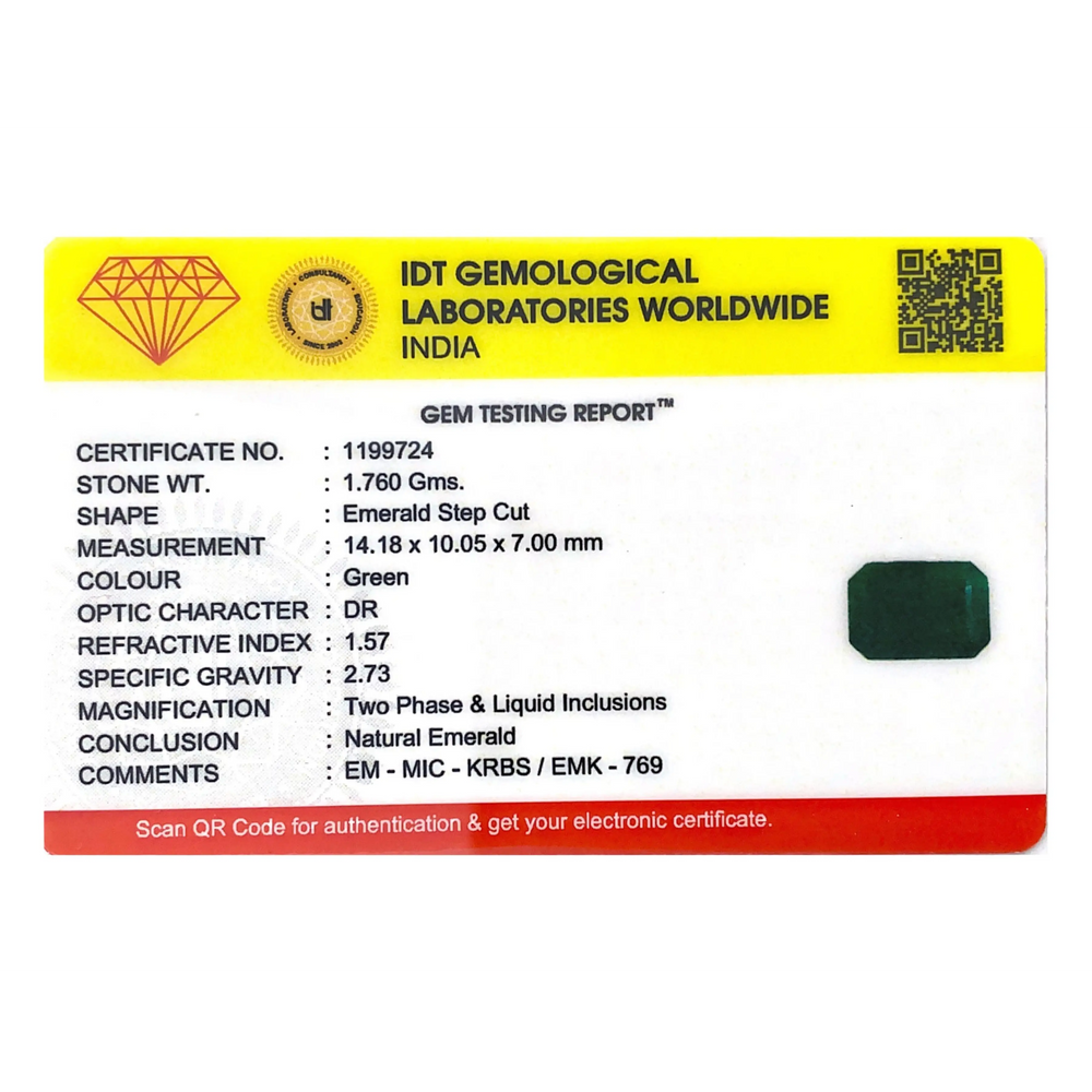 Zambian Emerald - 8.8 Carat