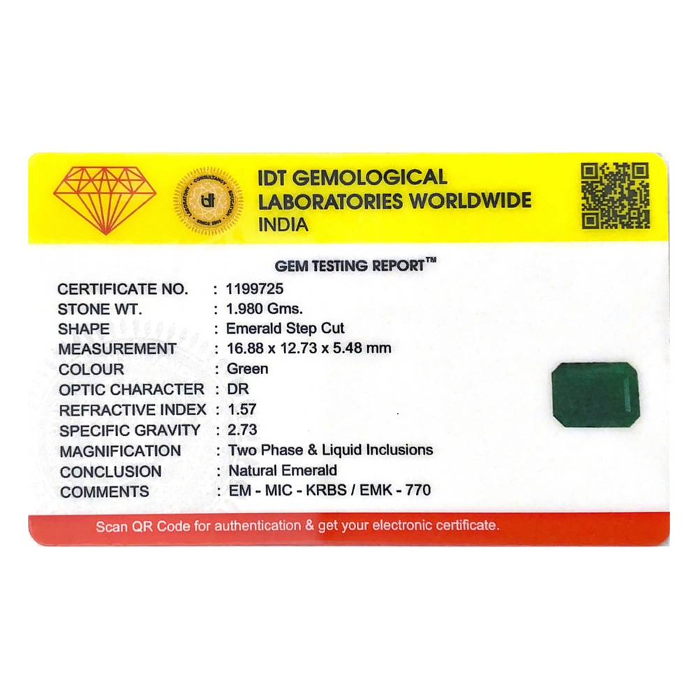 Zambian Emerald - 9.9 Carat