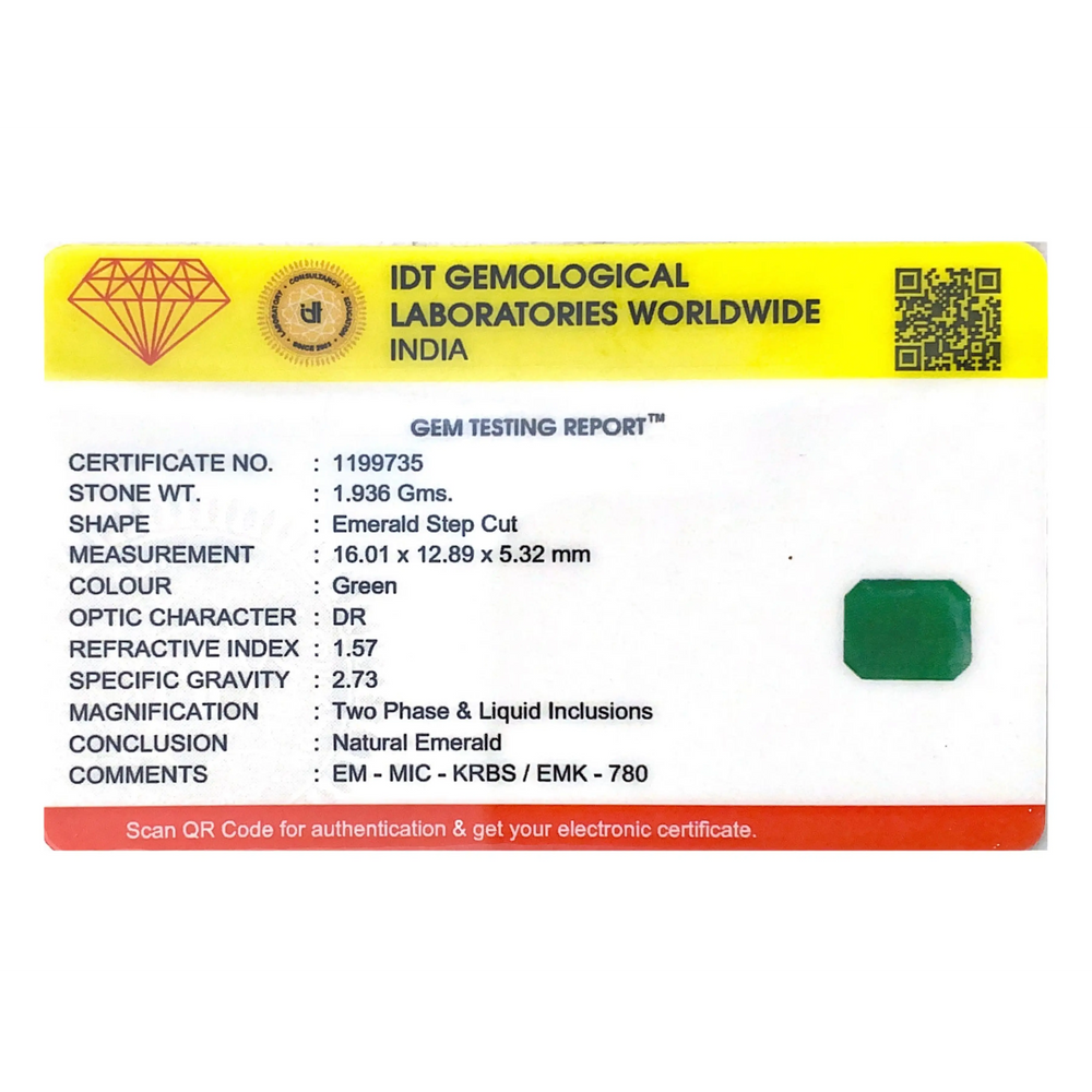 Zambian Emerald - 9.68 Carat