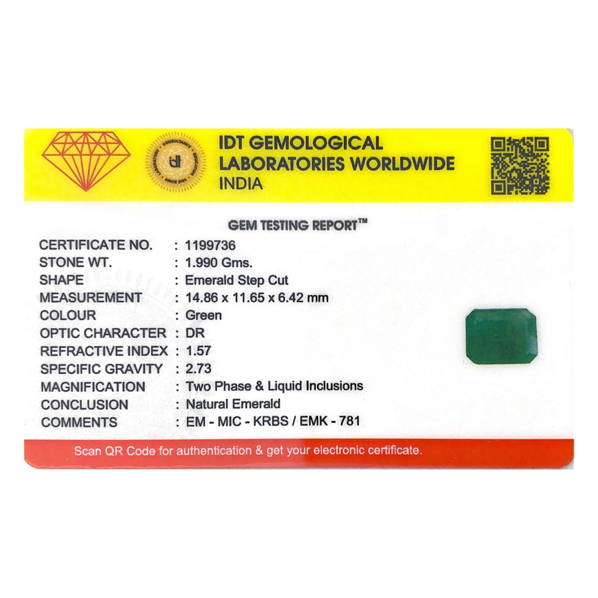 Zambian Emerald - 9.95 Carat