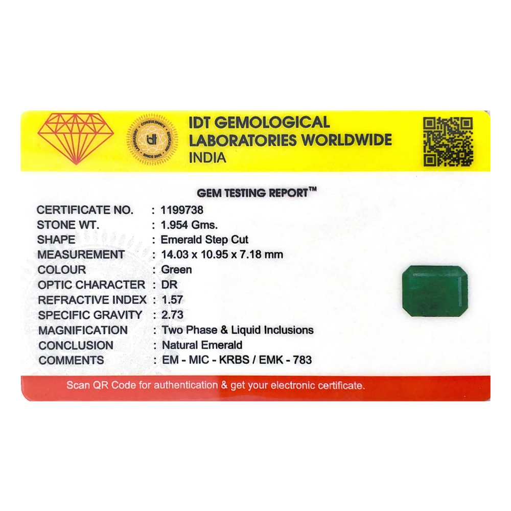 Zambian Emerald - 9.77 Carat