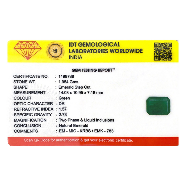 Zambian Emerald - 9.77 Carat