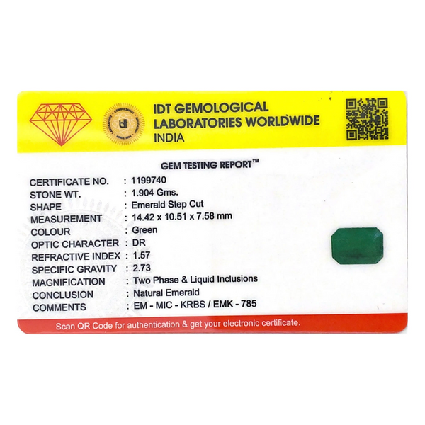 Zambian Emerald - 9.52 Carat