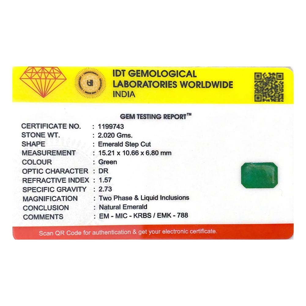 Zambian Emerald - 10.1 Carat