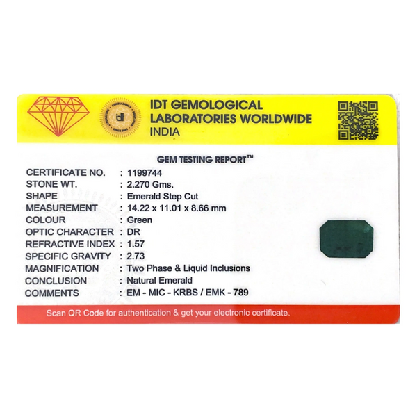 Zambian Emerald - 11.35 Carat