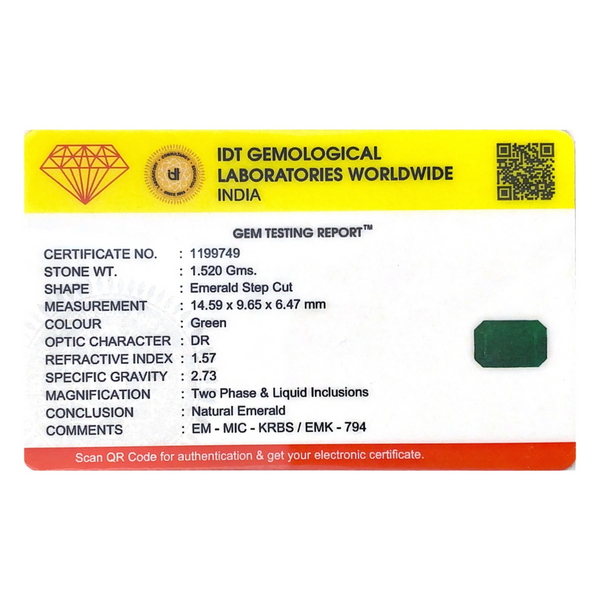Zambian Emerald - 7.6 Carat