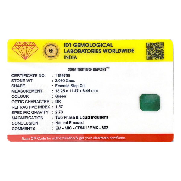 Zambian Emerald - 10.3 Carat