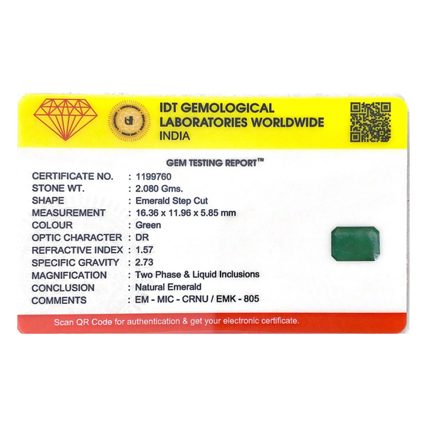 Zambian Emerald - 10.4 Carat